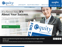 Tablet Screenshot of equity-usa.com